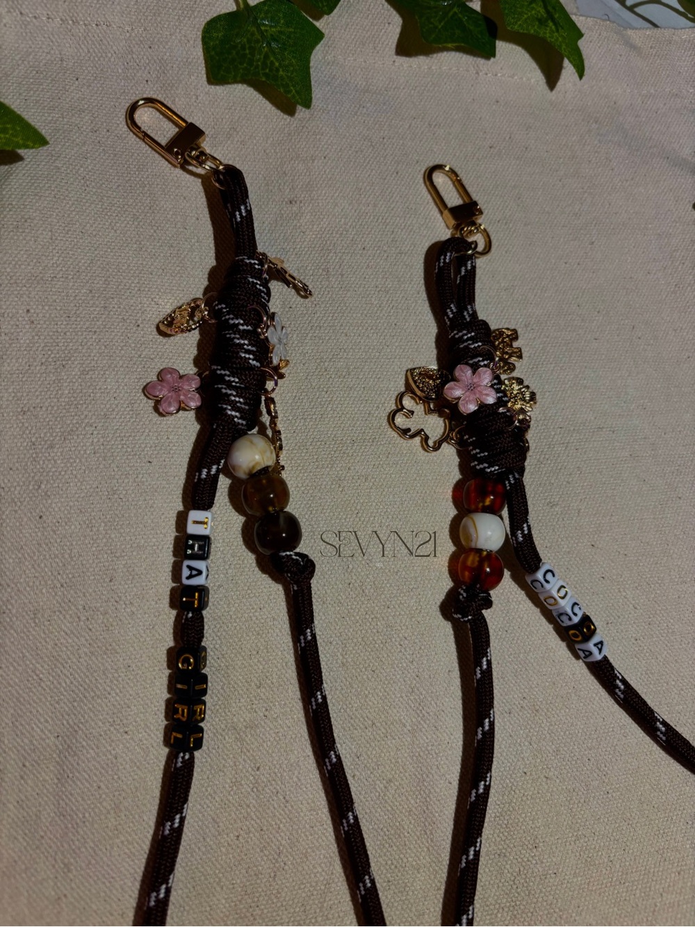 Custom Cords Keychain/Bag Charm